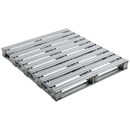 Global Industrial Galvanized Steel 48 in L, 42 in W, 4-3/4 in H 298533